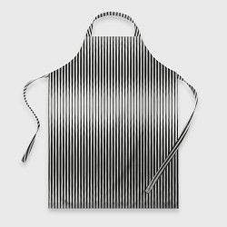 Фартук кулинарный Серые вертикальные линии, цвет: 3D-принт
