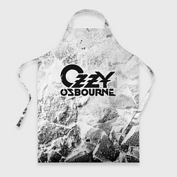 Фартук кулинарный Ozzy Osbourne white graphite, цвет: 3D-принт
