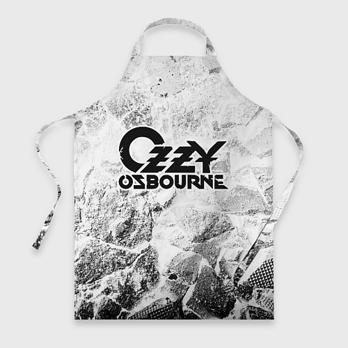 Фартук Ozzy Osbourne white graphite / 3D-принт – фото 1