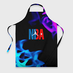 Фартук кулинарный NBA neon flame, цвет: 3D-принт