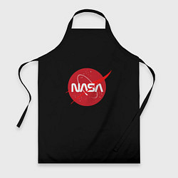 Фартук Nasa logo red