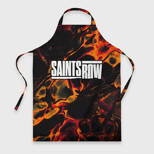 Фартук Saints Row red lava / 3D-принт – фото 1