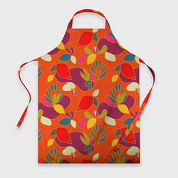 Фартук кулинарный Яркие ягодки-листочки, цвет: 3D-принт