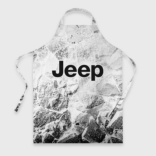 Фартук Jeep white graphite / 3D-принт – фото 1