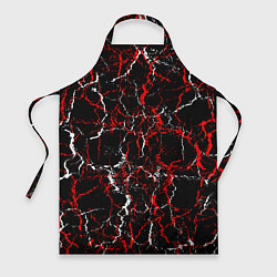 Фартук кулинарный Абстрактная текстура мраморного вида, цвет: 3D-принт