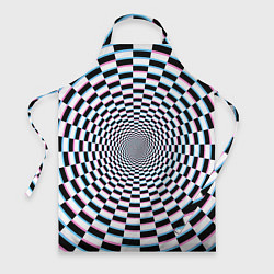 Фартук кулинарный Оптическая иллюзия с погружением, цвет: 3D-принт