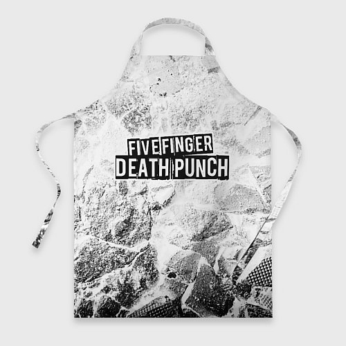 Фартук Five Finger Death Punch white graphite / 3D-принт – фото 1