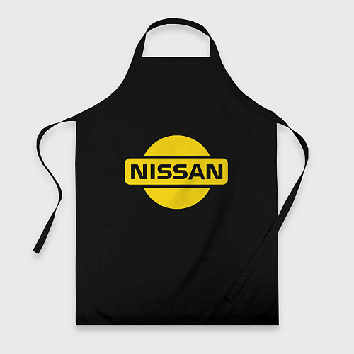 Фартук Nissan yellow logo / 3D-принт – фото 1