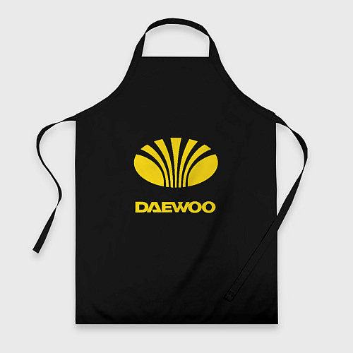 Фартук Daewoo logo yellow / 3D-принт – фото 1