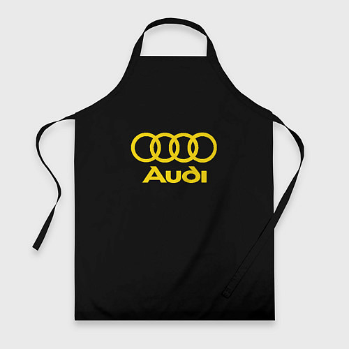 Фартук Audi logo yellow / 3D-принт – фото 1