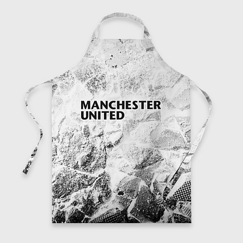 Фартук Manchester United white graphite / 3D-принт – фото 1