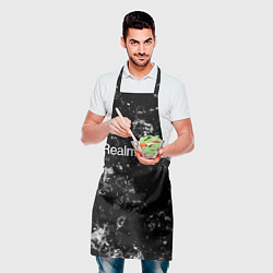 Фартук кулинарный Real Madrid black ice, цвет: 3D-принт — фото 2
