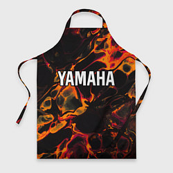 Фартук кулинарный Yamaha red lava, цвет: 3D-принт