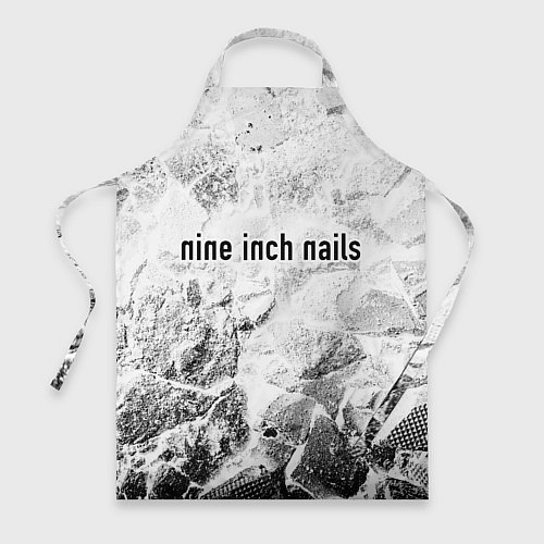 Фартук Nine Inch Nails white graphite / 3D-принт – фото 1
