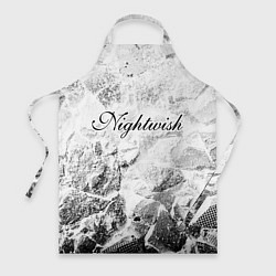 Фартук кулинарный Nightwish white graphite, цвет: 3D-принт