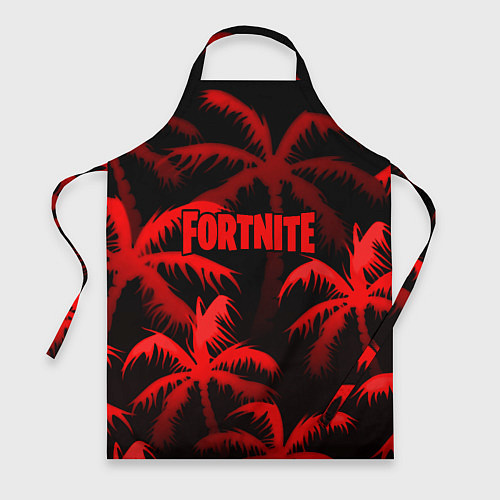 Фартук Fortnite tropic red / 3D-принт – фото 1