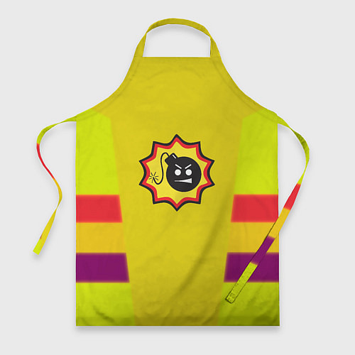 Фартук Serious Sam logo - yellow geometry / 3D-принт – фото 1
