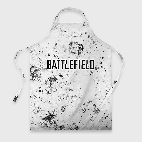 Фартук Battlefield dirty white craters / 3D-принт – фото 1