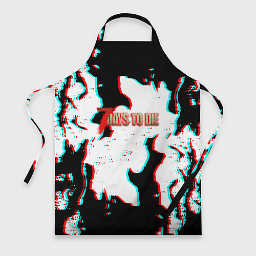Фартук 7 Days to die glitch fire / 3D-принт – фото 1