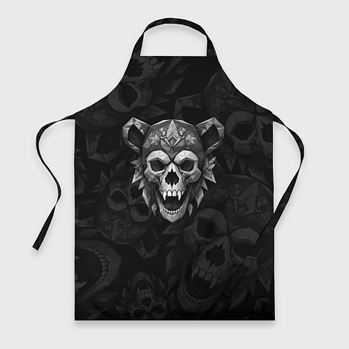 Фартук Череп дикого медведя / 3D-принт – фото 1
