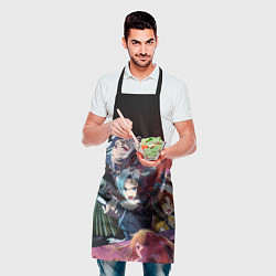 Фартук кулинарный Звездное детя 2 герои, цвет: 3D-принт — фото 2