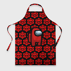Фартук Among us pattern brawl stars
