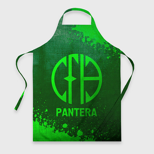 Фартук Pantera - green gradient / 3D-принт – фото 1