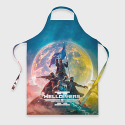 Фартук кулинарный Эскалация свободы Helldivers 2, цвет: 3D-принт