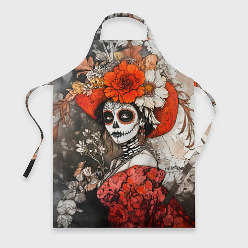 Фартук Катрина в красном / 3D-принт – фото 1