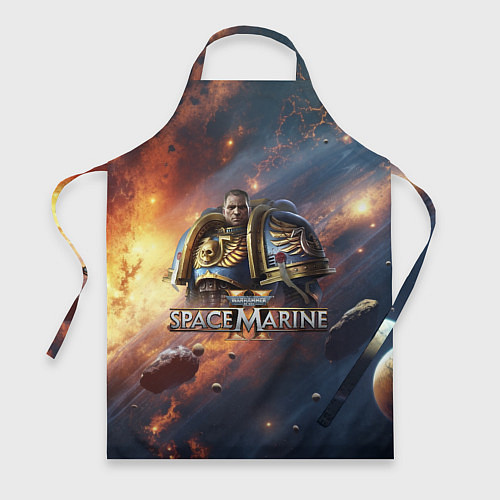 Фартук Warhammer 40000 space marine 2 Captain Titus / 3D-принт – фото 1