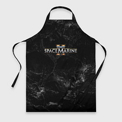 Фартук Warhammer 40000 space marine 2 black logo