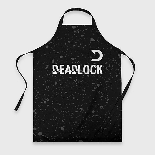 Фартук Deadlock glitch на темном фоне посередине / 3D-принт – фото 1