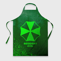 Фартук Resident Evil - green gradient