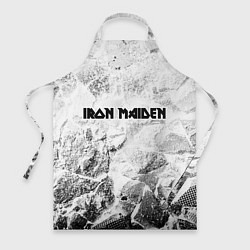 Фартук Iron Maiden white graphite