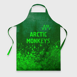 Фартук Arctic Monkeys - green gradient посередине