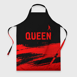 Фартук Queen - red gradient посередине