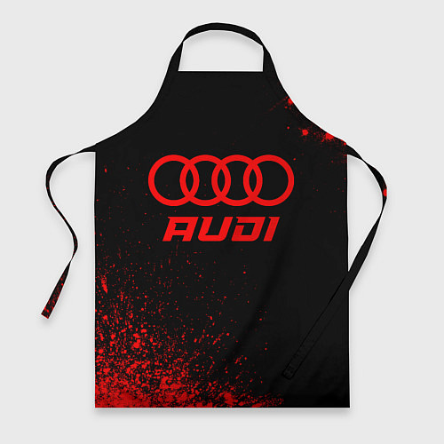 Фартук Audi - red gradient / 3D-принт – фото 1