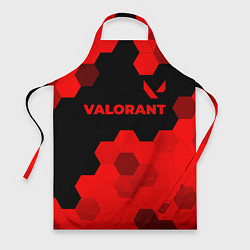 Фартук Valorant - red gradient посередине