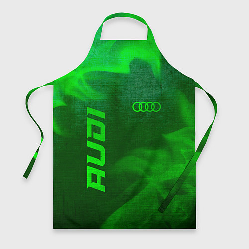 Фартук Audi - green gradient вертикально / 3D-принт – фото 1