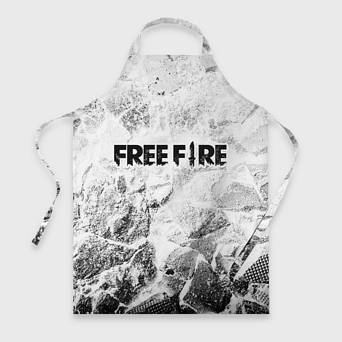 Фартук Free Fire white graphite / 3D-принт – фото 1