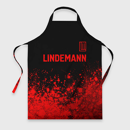 Фартук Lindemann - red gradient посередине / 3D-принт – фото 1