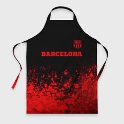 Фартук Barcelona - red gradient посередине