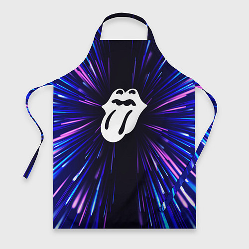 Фартук Rolling Stones neon energy / 3D-принт – фото 1