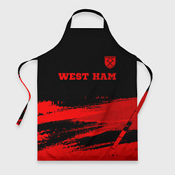 Фартук West Ham - red gradient посередине