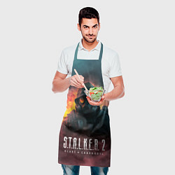 Фартук кулинарный Stalker 2 горящий завод, цвет: 3D-принт — фото 2