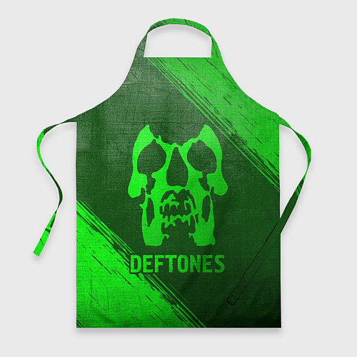 Фартук Deftones - green gradient / 3D-принт – фото 1