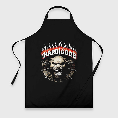 Фартук Hardcore рычащий зверь / 3D-принт – фото 1
