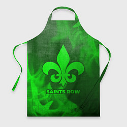 Фартук Saints Row - green gradient