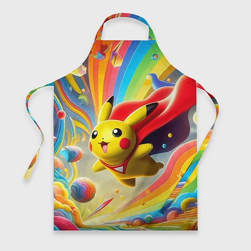 Фартук Super Pikachu - ai art fantasy / 3D-принт – фото 1