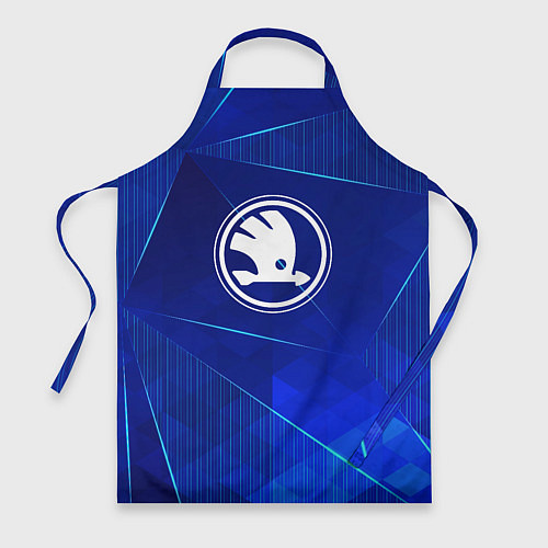 Фартук Skoda blue poly / 3D-принт – фото 1